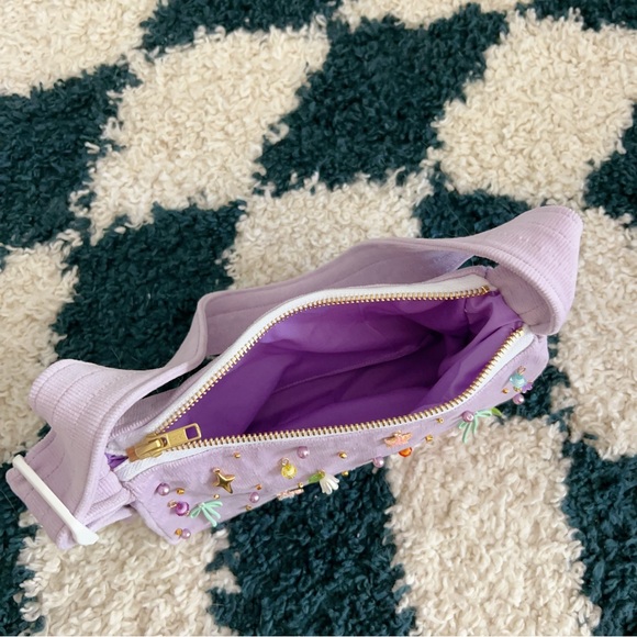 Handmade Pastel Purple Shoulder Bag - Picture 3 of 4